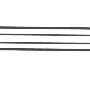 Black finish side fence measuring 400x50mm from Mills Shelving, designed for optimal shelving support and stability.