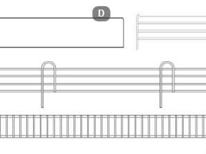 Chrome wire shelf ideal for storage solutions in offices or homes with durable and sleek design, 300x106 cm dimensions.