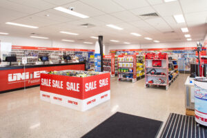 trade store gondola shelving