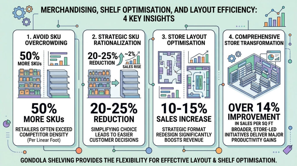 Merchandising, Shelf Optimisation, and Layout Efficiency