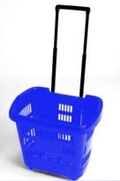 Wheelie Basket BLUE 30 Litre Capacity