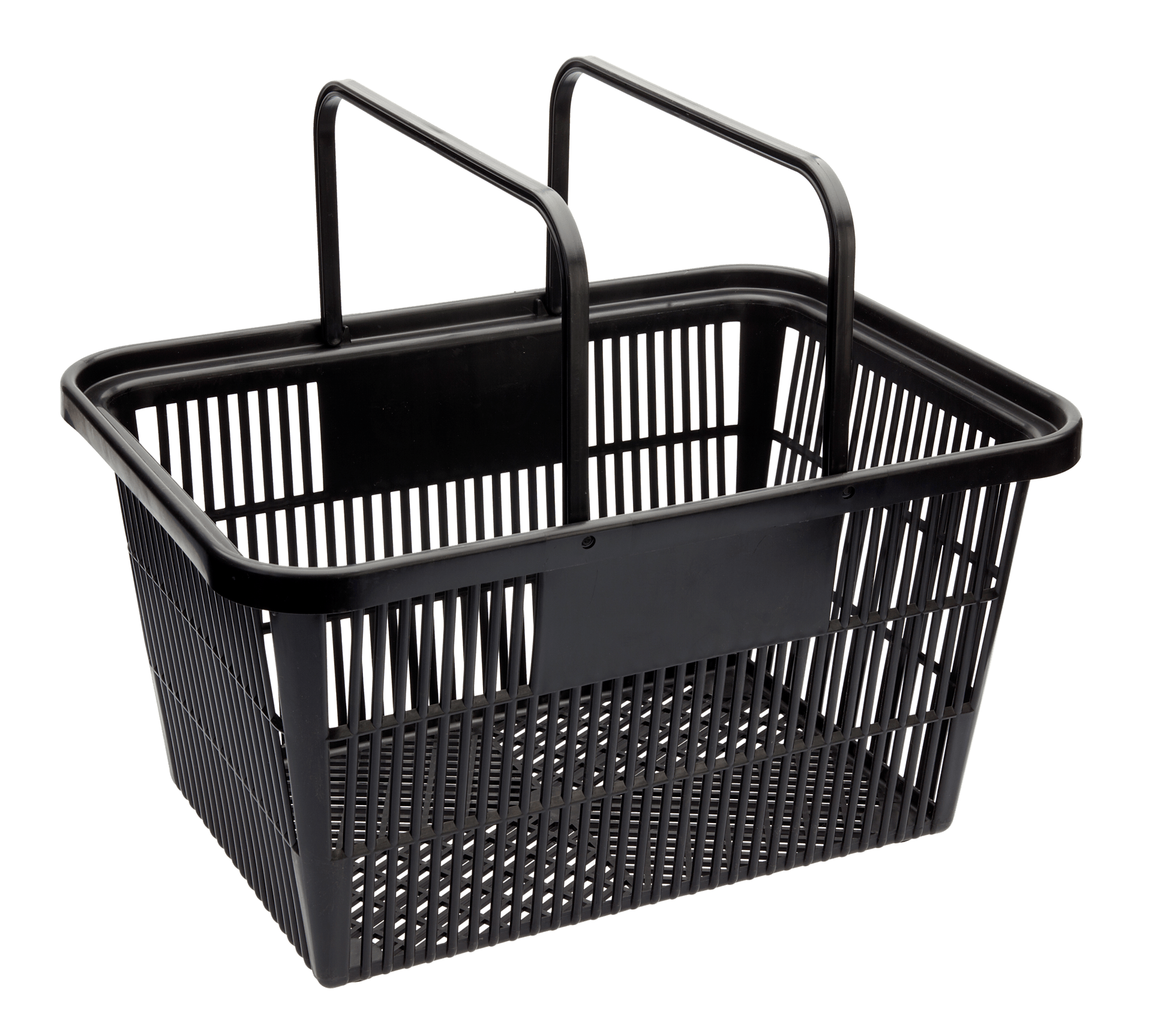 Large Shopping Basket Standard Design BLACK