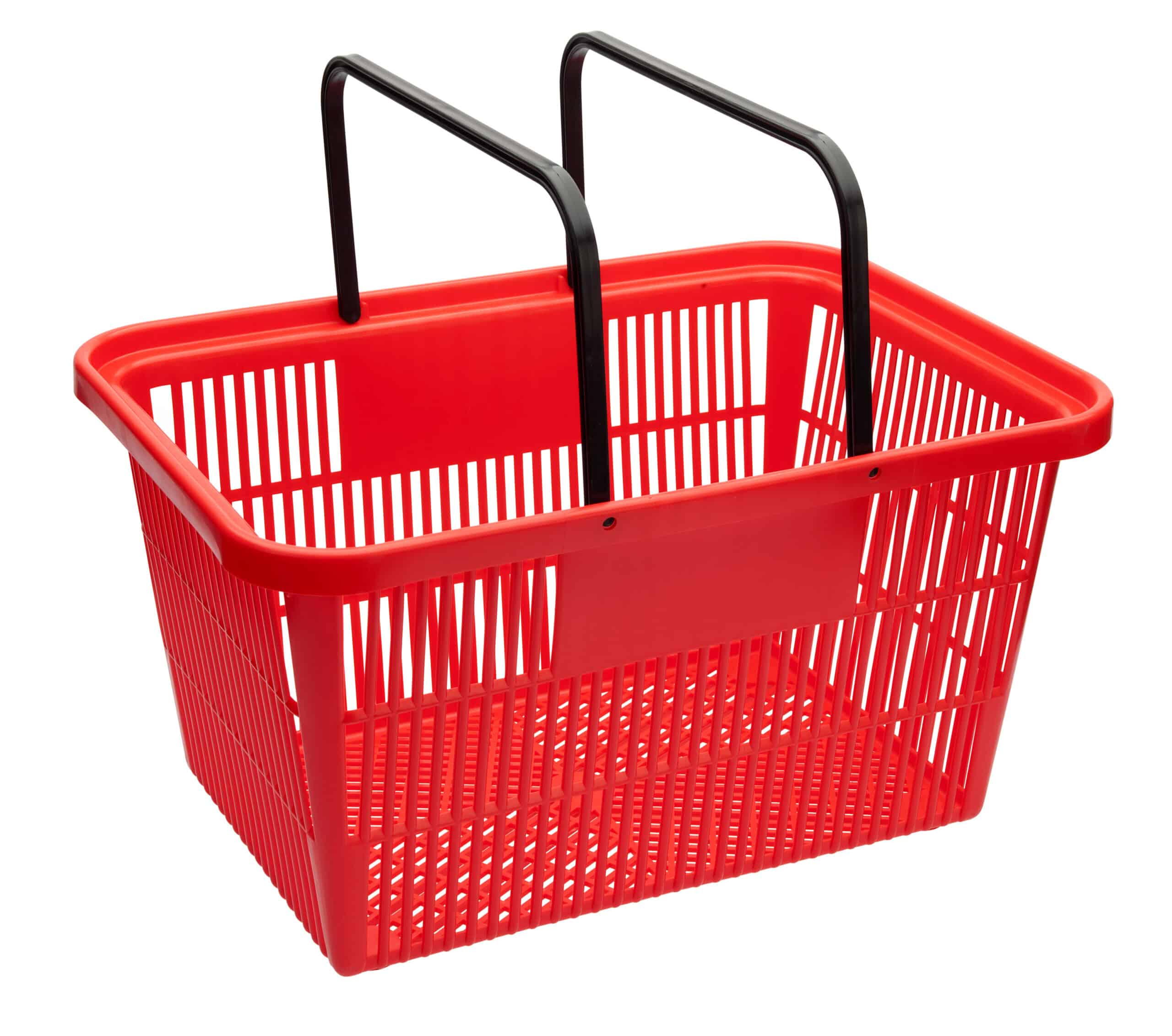 Large Shopping Basket Standard Design Red