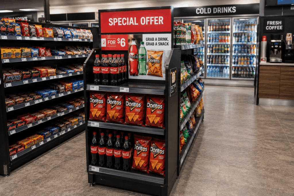 Use End Bays for Promotions and High-Priority Products